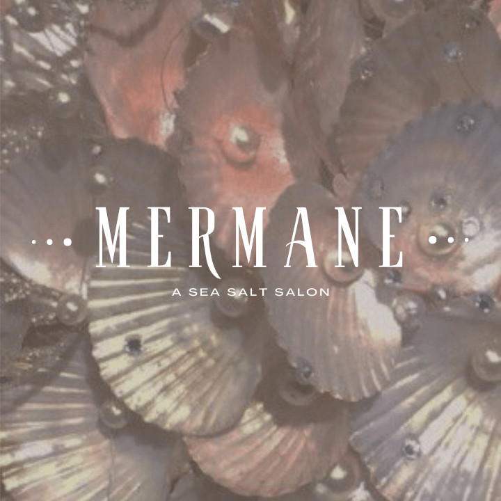 Mermane sea salt salon brand identity portfolio design